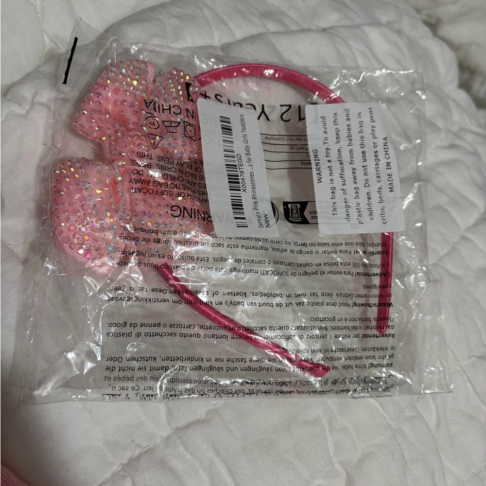 Sparkly Pink Kids Headband